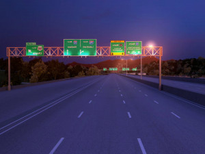 Freeway01 Suburbs Model 3D