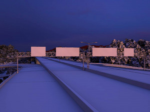 Freeway01 Suburbs Model 3D