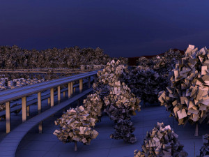 Freeway01 Suburbs Model 3D