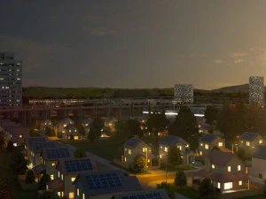 Freeway03 Suburbs 3D Model