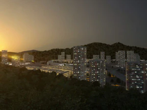 Freeway03 Suburbs 3D Model