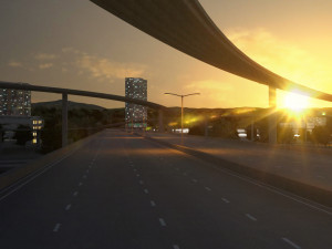 Freeway03 Suburbs Modelo 3D