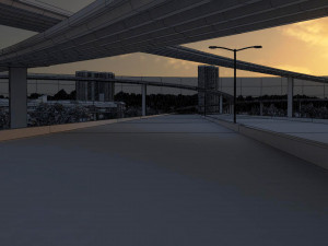 Freeway03 Suburbs Modelo 3D