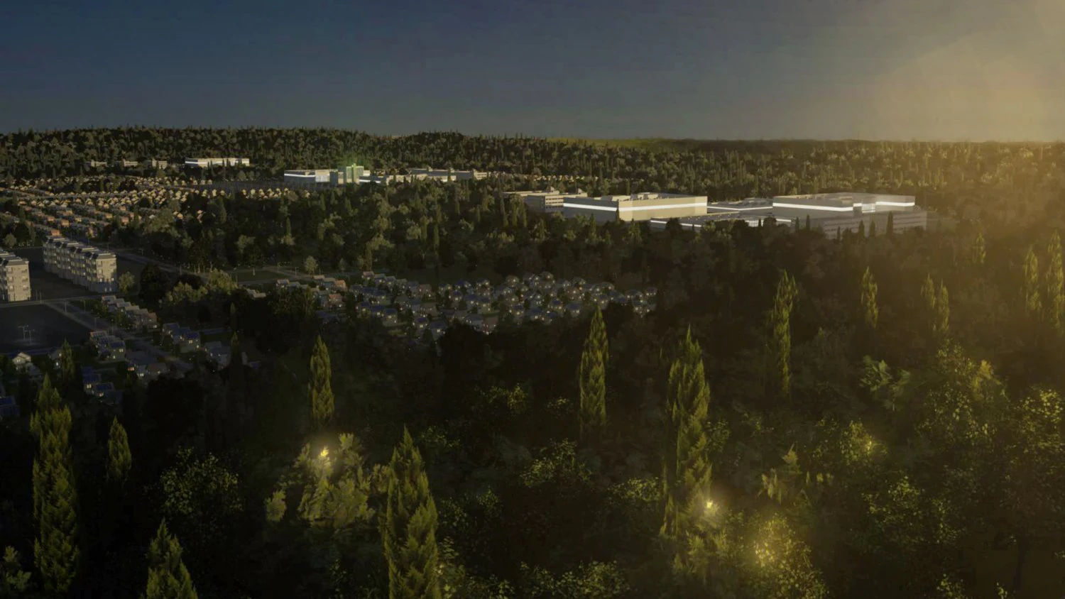 Freeway04 Suburbs 3D Model .c4d .max .obj .3ds .fbx .stl .blend 