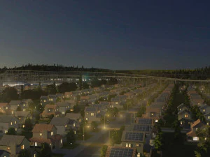 Freeway04 Suburbs 3D Model