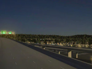 Freeway04 Suburbs 3D Model