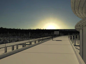 Freeway04 Suburbs 3D Model