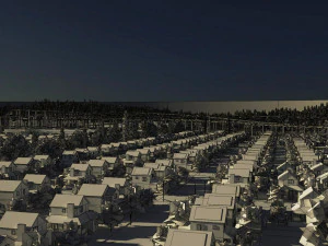 Freeway04 Suburbs 3D Model