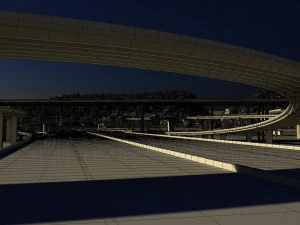 Freeway05 Suburbs 3D Model