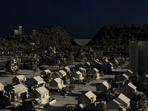 Freeway05 Suburbs 3D Model