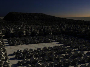 Freeway05 Suburbs 3D Model