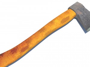 low poly axe model 3D Model