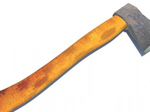 low poly axe model Modelo 3D