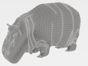 hippopotamus 3D मॉडल