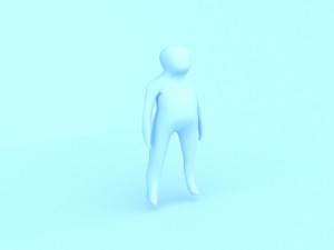 child human low-poly rigged anatomic model 3D-Modell