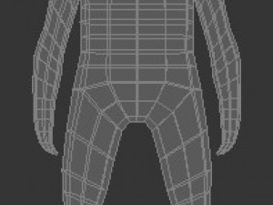 child human low-poly rigged anatomic model 3D-Modell