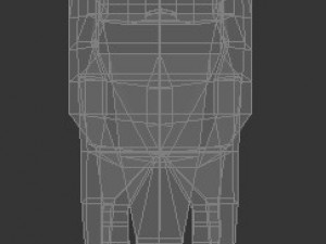very low poly lion 3D Модель