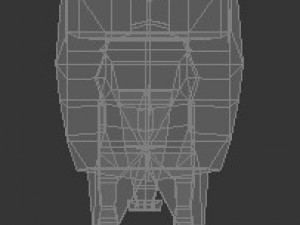 very low poly lion 3D Модель