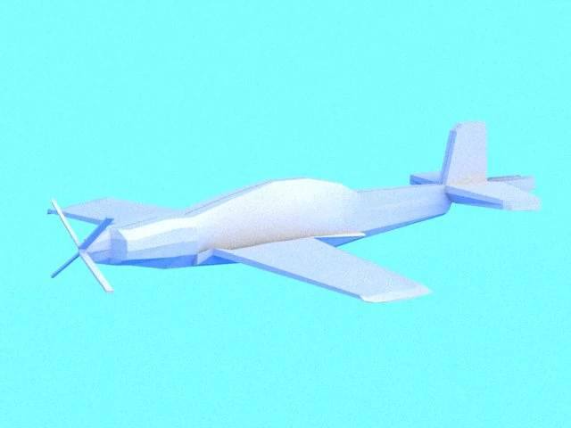 avi&atilde;o 3d low poly utva lasta 1 Modelo 3D .c4d .max .obj .3ds .fbx .stl .blend 