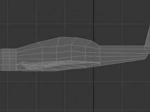 avi&atilde;o 3d low poly utva lasta 1 Modelo 3D