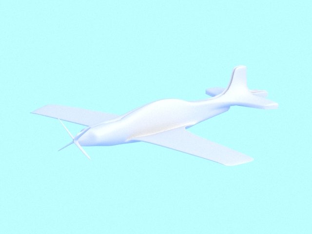 3d rigged airplane mode utva lasta 1 Modello 3D .c4d .max .obj .3ds .fbx .stl .blend 