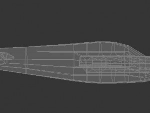 low-poly of utva 75 training aircraft 3D 모델