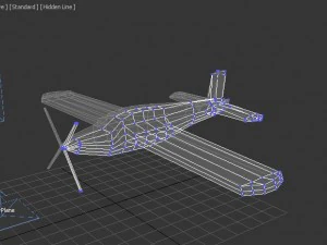 modelo de avi&atilde;o de treinamento utva 75 Modelo 3D