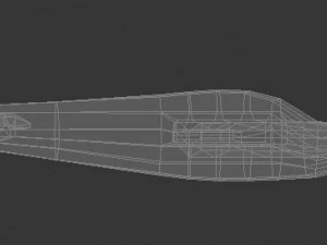 modelo de avi&atilde;o de treinamento utva 75 Modelo 3D