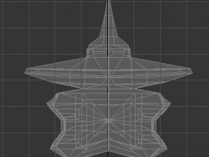 low poly spaceship 3D Model