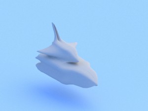 low poly space shuttle 3D Model
