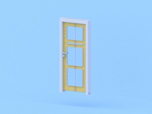 modern door 3D 모델