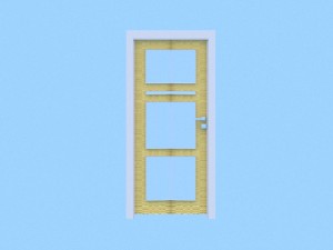 modern door 3D 모델