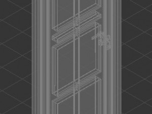 modern door 3D 모델