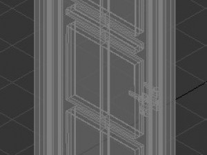 modern door 3D 모델