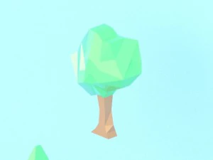 collection of low poly vegetation 3D Model