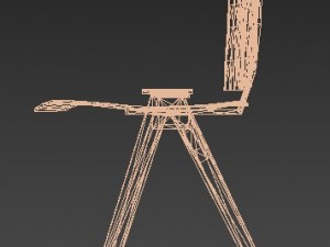 scandinavian style chair Modèle 3D