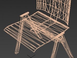 scandinavian style chair Modèle 3D