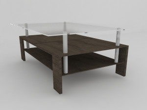 modern club table 3D 모델