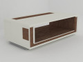 modern white tv table 3D मॉडल