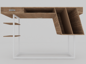 collection of modern tables 3D मॉडल