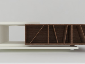 collection of modern tables 3D मॉडल
