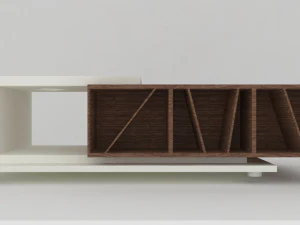 collection of modern tables 3D Model