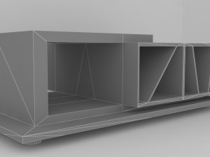 collection of modern tables 3D मॉडल
