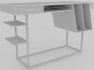 collection of modern tables 3D Model