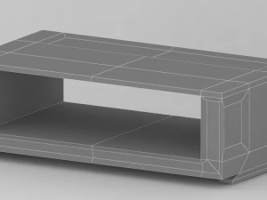 collection of modern tables 3D Model