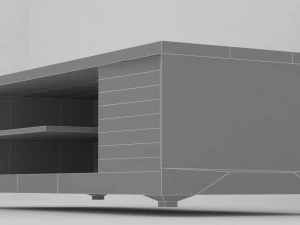 collection of modern tables 3D Model