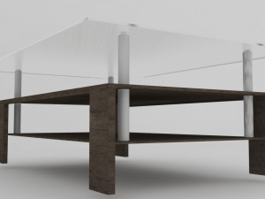 collection of modern tables 3D मॉडल