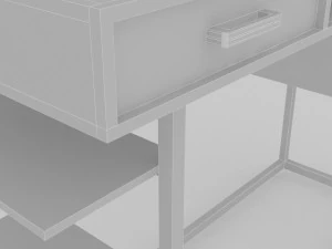 collection of modern tables 3D Model