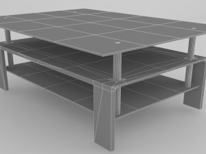 collection of modern tables 3D मॉडल