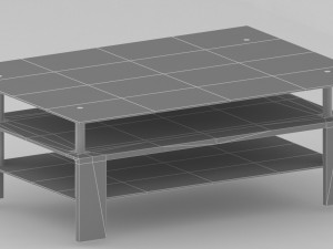 collection of modern tables 3D मॉडल